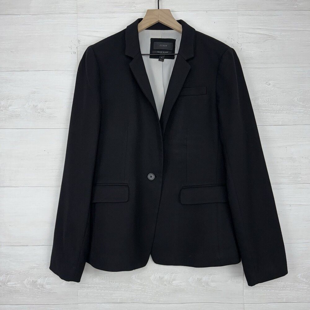 J. Crew Elegant Black Suit Jacket